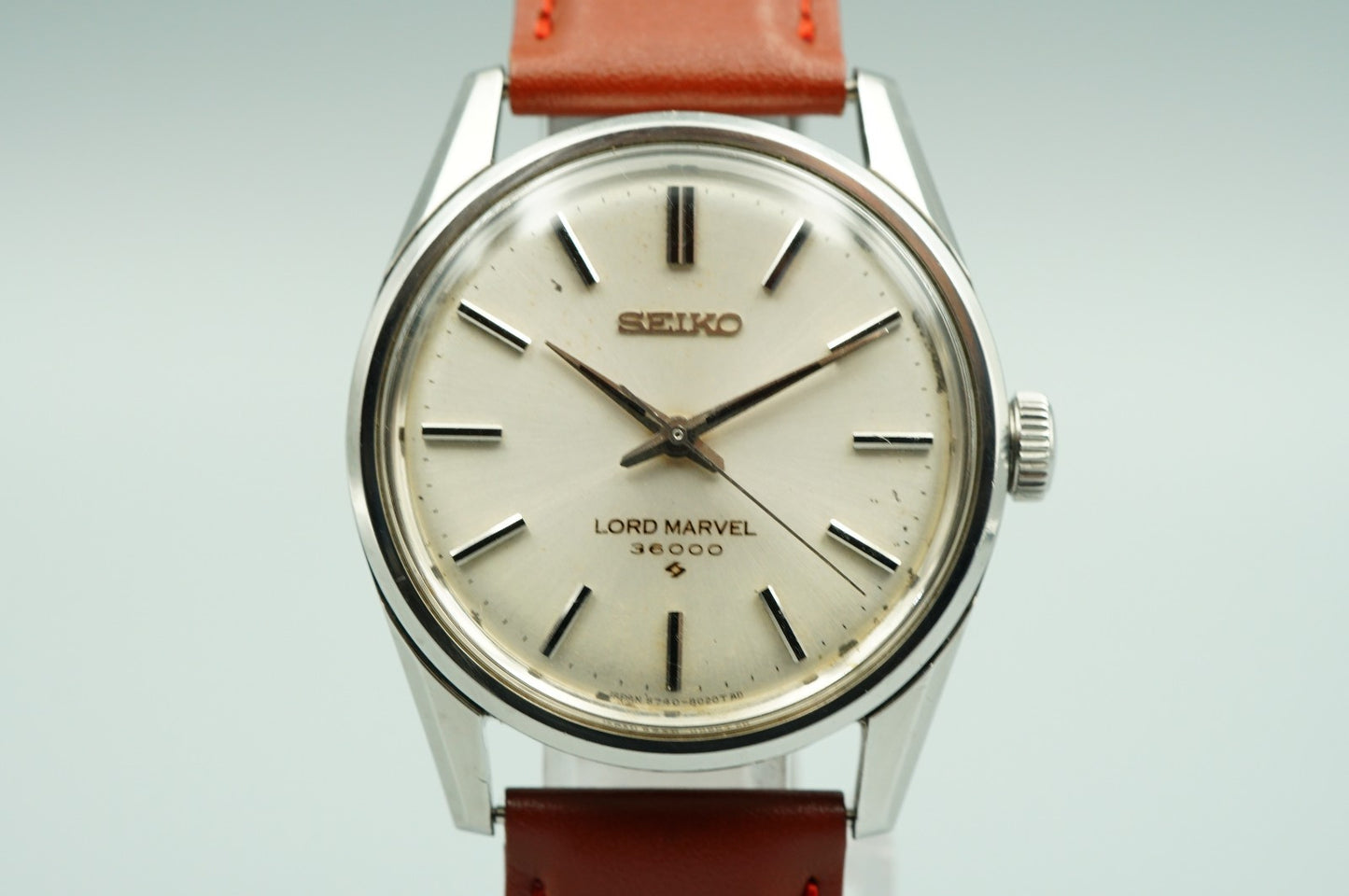 *Exc+5* Vintage 1968 SEIKO Lord marvel 5740-8000 Automa Silver 34mm Mens Watch