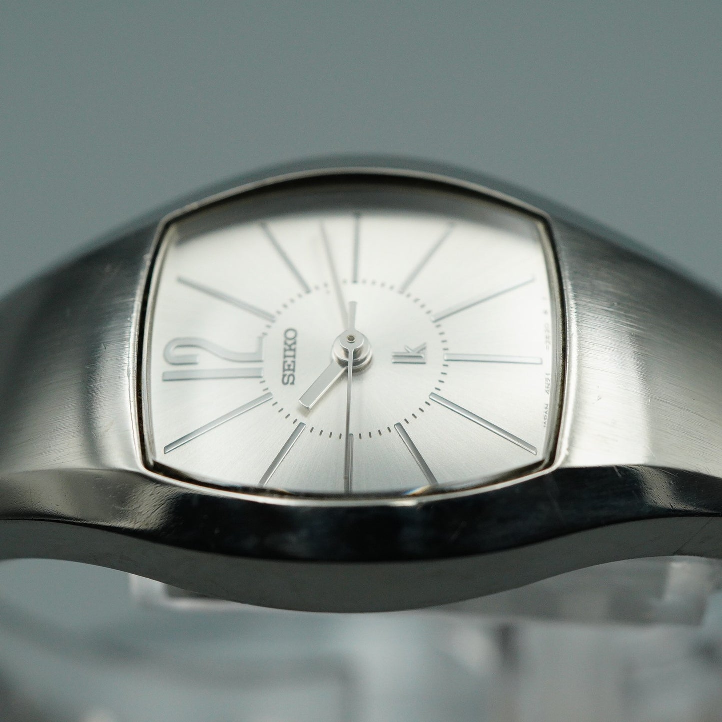 *N MINT* Vintage SEIKO 4N21-5460 Qz White Dial Square 24mm Women,Ladies Watch