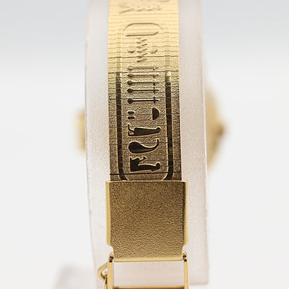 *N MINT* SEIKO Golden Nefertiti 1E20-0A20 Quartz Gold Dial 18mm Women Watch