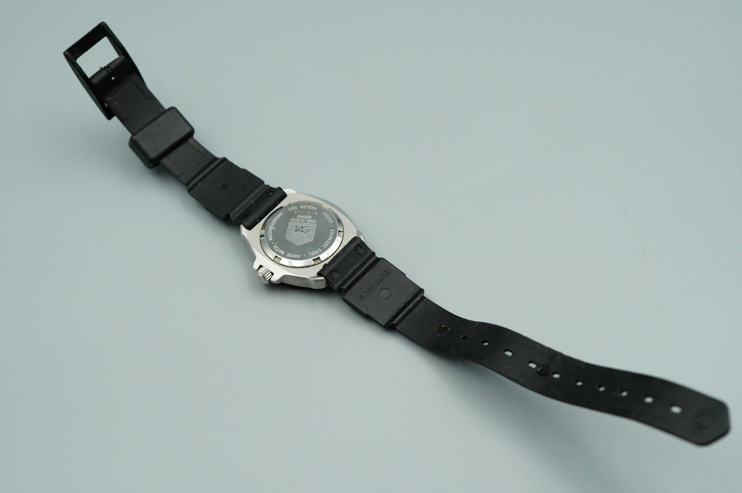 *Exc+5* Vintage 1990s TAG Heuer Formula 1 374.508 Quartz Black 28mm Women Watch