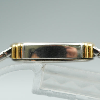 *NEAR MINT* Vintage SEIKO Exceline 1221-5890 Quartz Beige Oval 18mm Women Watch