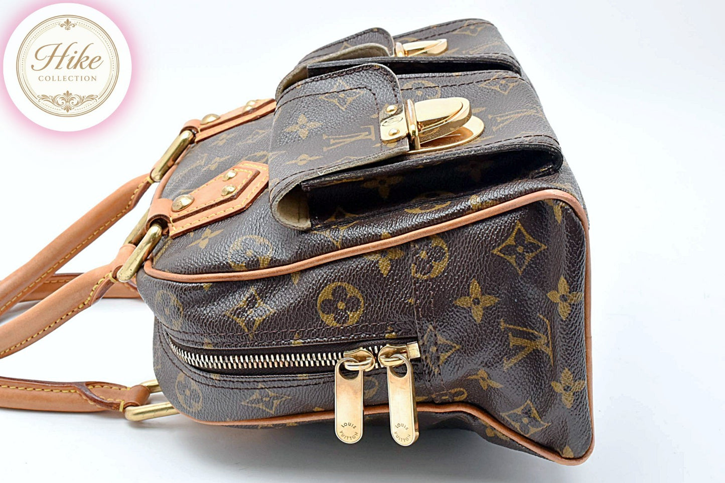 Louis Vuitton Manhattan PM Monogram Brown Handbag M40026 Authentic Condition *A*