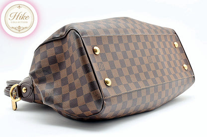 Louis Vuitton Trevi GM Damier Ebene Brown LV Handbag N51998 Ladies Authentic