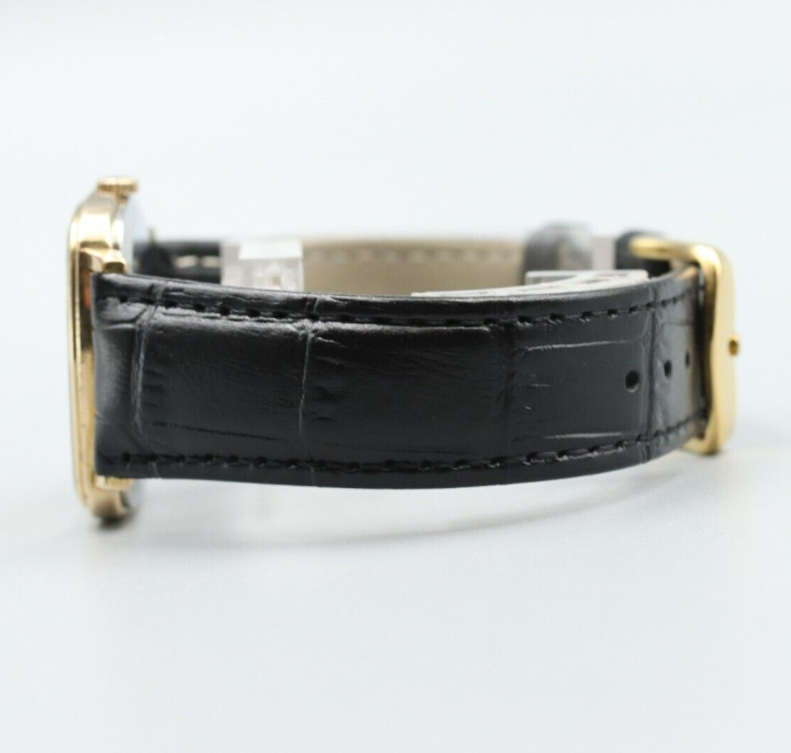 *Exc+5* Vintage OMEGA De Ville Cal.625 Hand Winding Gold Dial Square Mens Watch