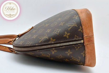 Louis Vuitton Alma PM Monogram Brown Handbag M51130 Ladies Authentic #B0007