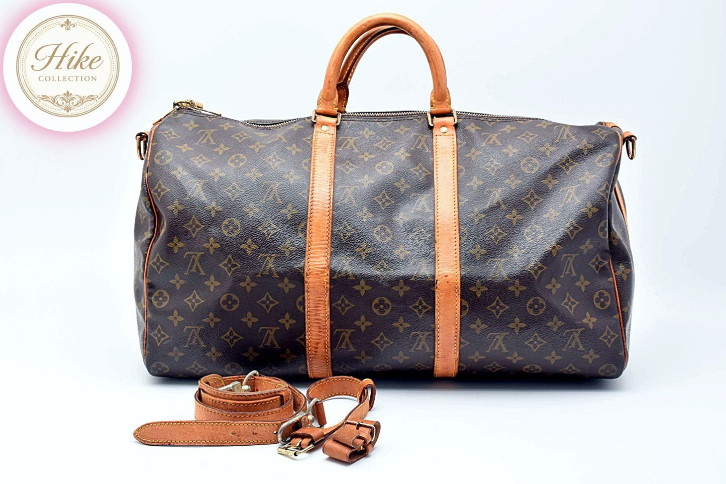 Louis Vuitton Keepall Bandouliere 50 Boston Bag M41416 Authentic Condition *AB*