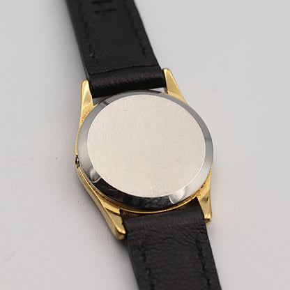 *NEAR MINT* Vintage 1983 OMEGA De Ville Cal.1387 Qz Gold Round 20mm Women Watch