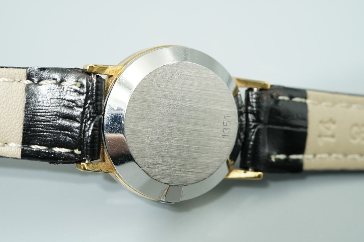 *Exc+5* Vintage OMEGA De Ville Cal.1351 Qz Gold Round 24mm Women,Ladies Watch