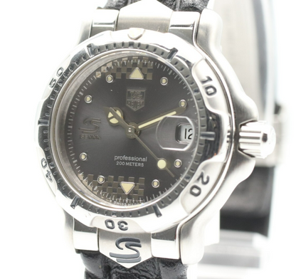 *MINT* TAG HEUER Professional 2000 WH1314 Quartz White Dial 30mm Mens Watch