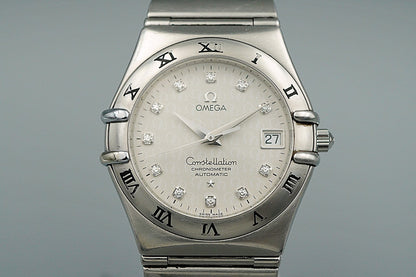 Exc+5 OMEGA Constellation CHRONOMETER Cal.1120 Automatic White 35mm Mens Watch