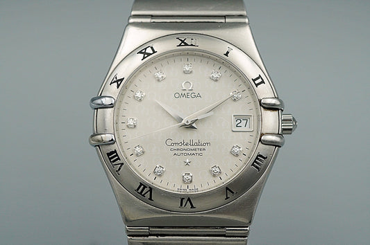 Exc+5 OMEGA Constellation CHRONOMETER Cal.1120 Automatic White 35mm Mens Watch