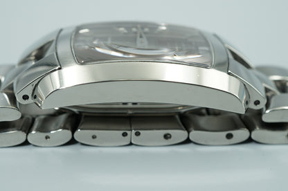 *Exc+5* Vintage 1977 BAUME & MERCIER Hampton 65310 Qz Gray Dial 26mm Mens Watch