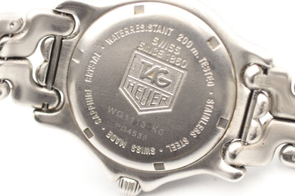 *N MINT* Vintage 1990s TAG HEUER Professional WG1113-K0 Qz Gray 39mm Mens Watch