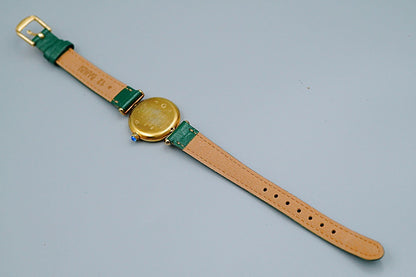 *NEAR MINT* Vintage Cartier Must de Cartier Colisee 590002 Qz 24mm Women Watch