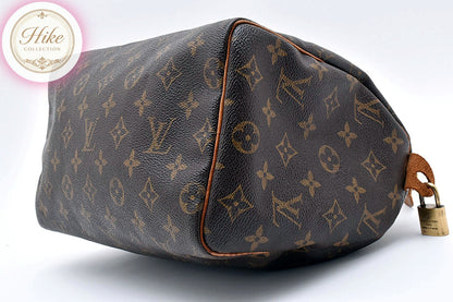 Louis Vuitton Speedy 25 Monogram Handbag M41528 Authentic Condition *AB* B0113