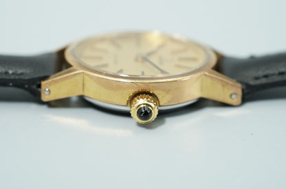 *N MINT* Vintage 1970s OMEGA De Ville Cal.625 Hand Wind Gold 20mm Women Watch