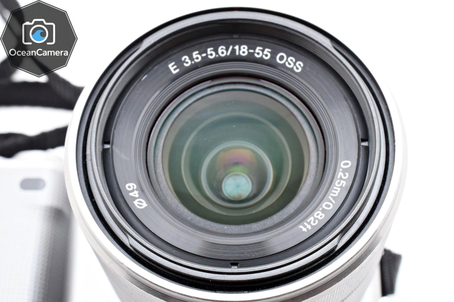 SONY NEX-5 Silver Mirrorless Digital Camera 18-55mm Lens Japanese language only