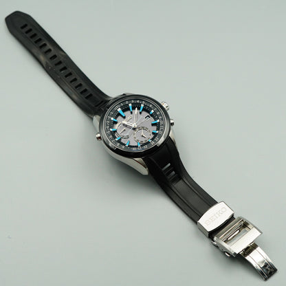 *N MINT Box & Paper* SEIKO ASTRON 7X52-0AB0 Solar Black Round 47mm Mens Watch