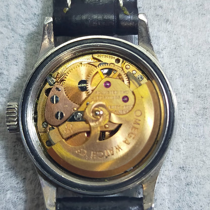 *NEAR MINT* Vintage OMEGA Geneve Cal.681 Automatic Silver Dial Women Watch