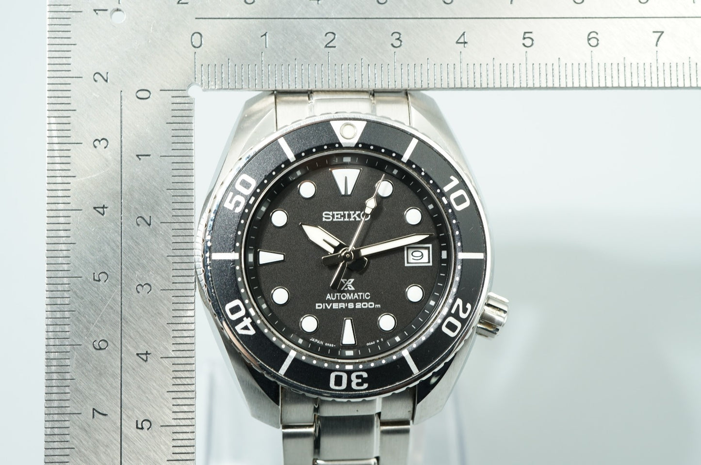 *MINT* SEIKO Prospex 6R35-00A0 Automatic Black Dial Round 45mm Mens Watch