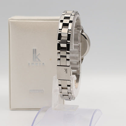 *NEAR MINT* SEIKO Lukia 1B25-0AC0 Solar RED Dial Round 29m Women Watch JAPAN