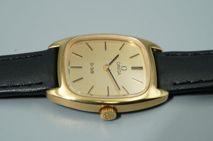 *N MINT* Vintage 1977 OMEGA De Ville Cal.625 Hand Wind Gold 25mm Women Watch
