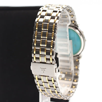 *Exc+5* Vintage 1990s SEIKO CREDOR 9571-6050 Qz Gray Dial Round 31mm Mens Watch