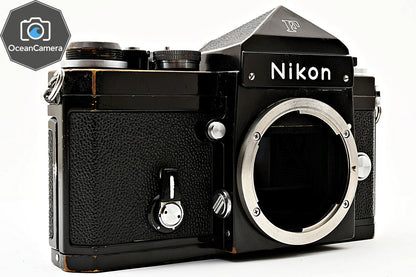 SN739xxxx *Exc+5* Nikon F Eye Level Apollo Black 35mm SLR Film Camera Body JAPAN