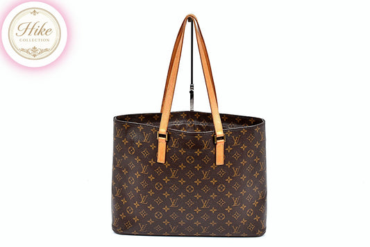 Louis Vuitton Luco Monogram Brown Tote Bag M51155 Authentic Condition *AB*