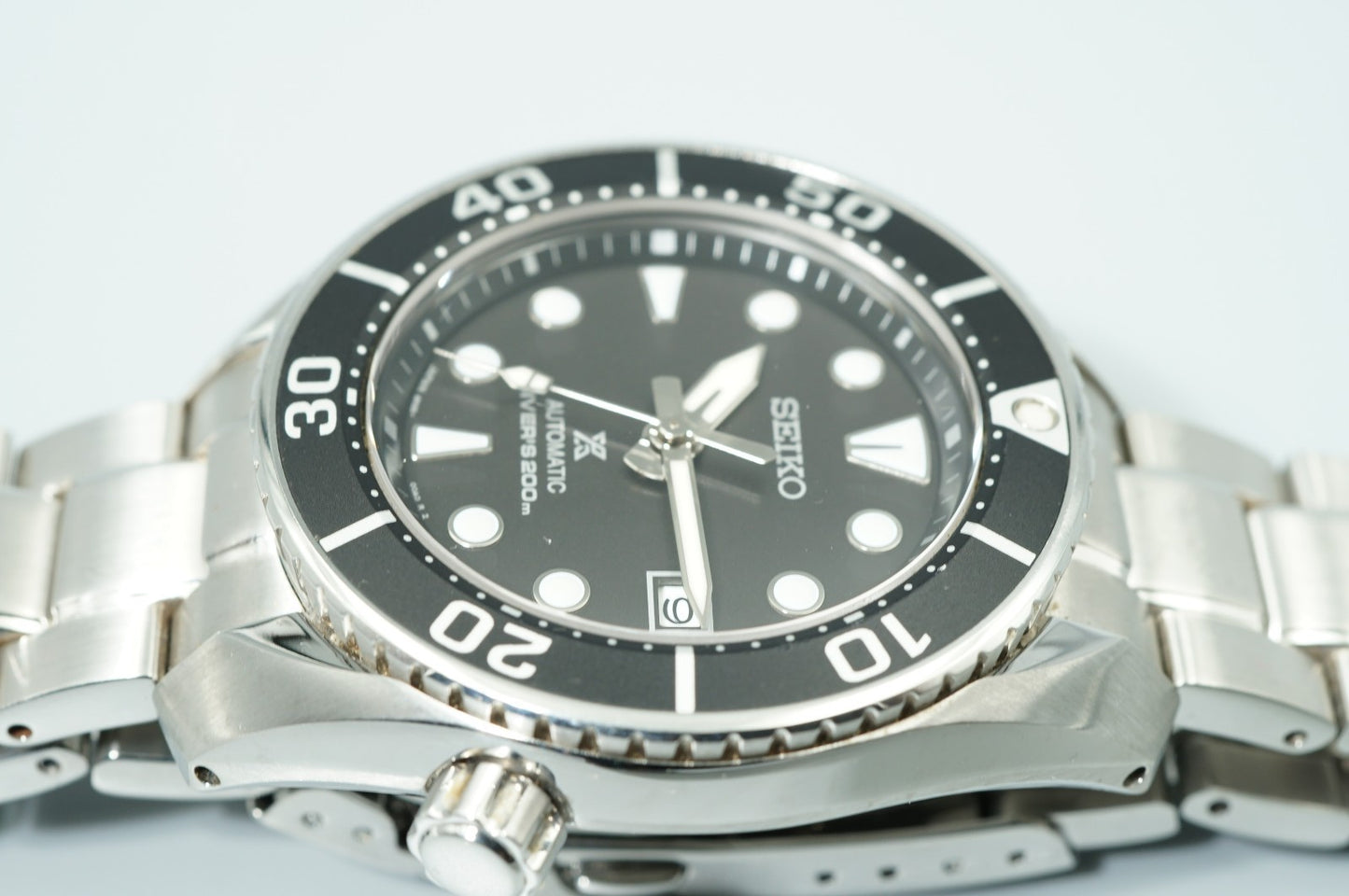*MINT* SEIKO Prospex 6R35-00A0 Automatic Black Dial Round 45mm Mens Watch