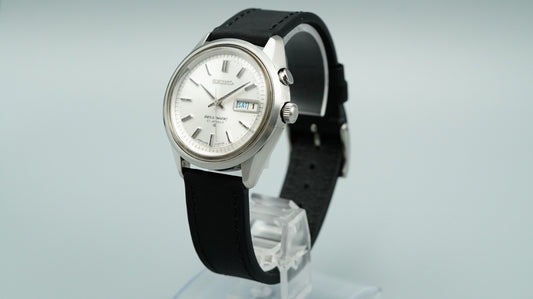 N MINT Vintage 1974 SEIKO BELL-MATIC 4006-7010 Automatic Silver 37mm Mens Watch