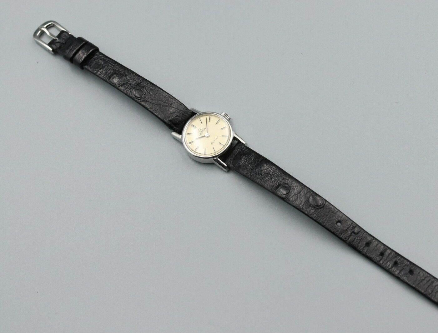*NEAR MINT* Vintage OMEGA De Ville Cal.1100 Hand Winding Cream Dial Women Watch