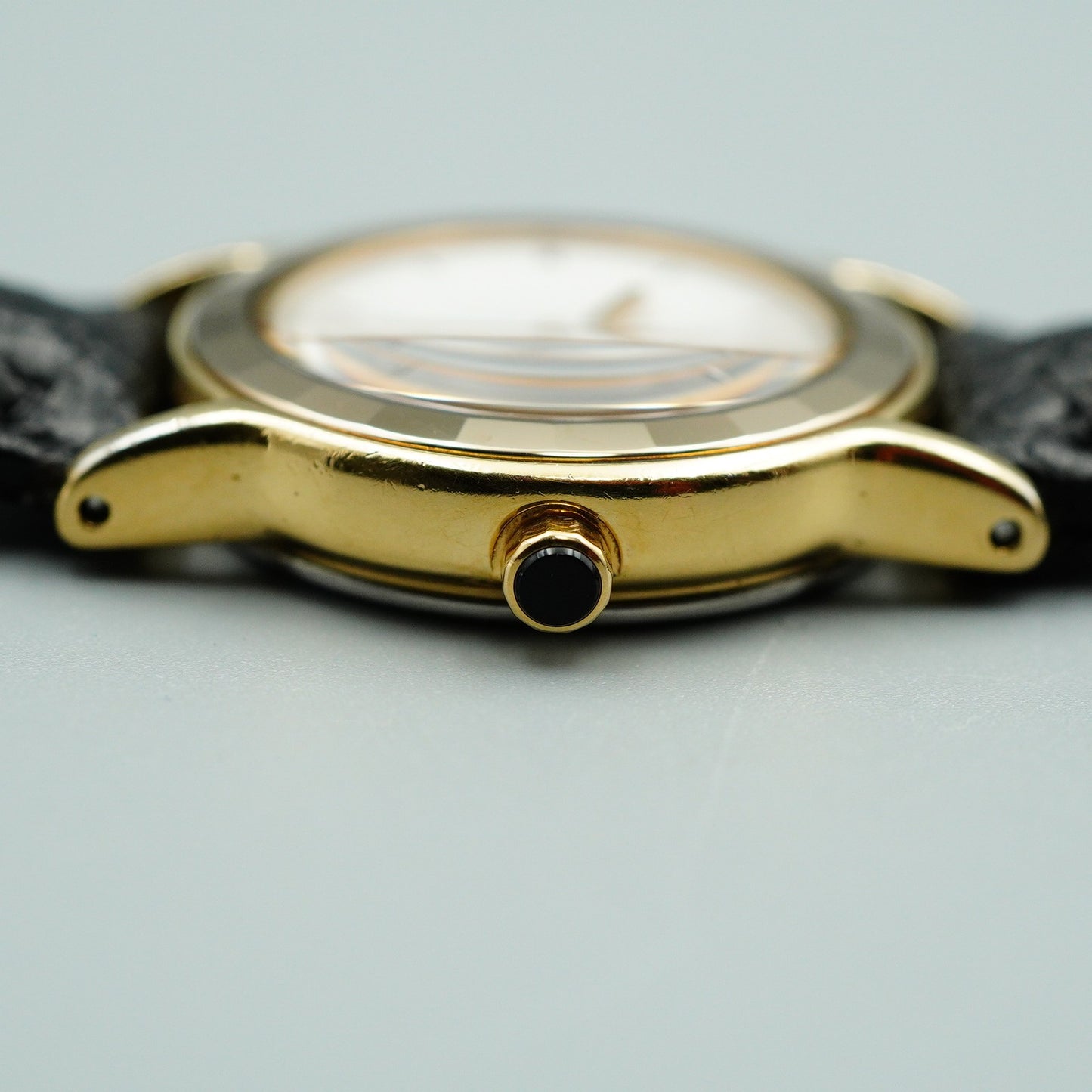 *NEAR MINT* Vintage SEIKO Exceline 4N20-0280 Qz White Round 22mm Women Watch