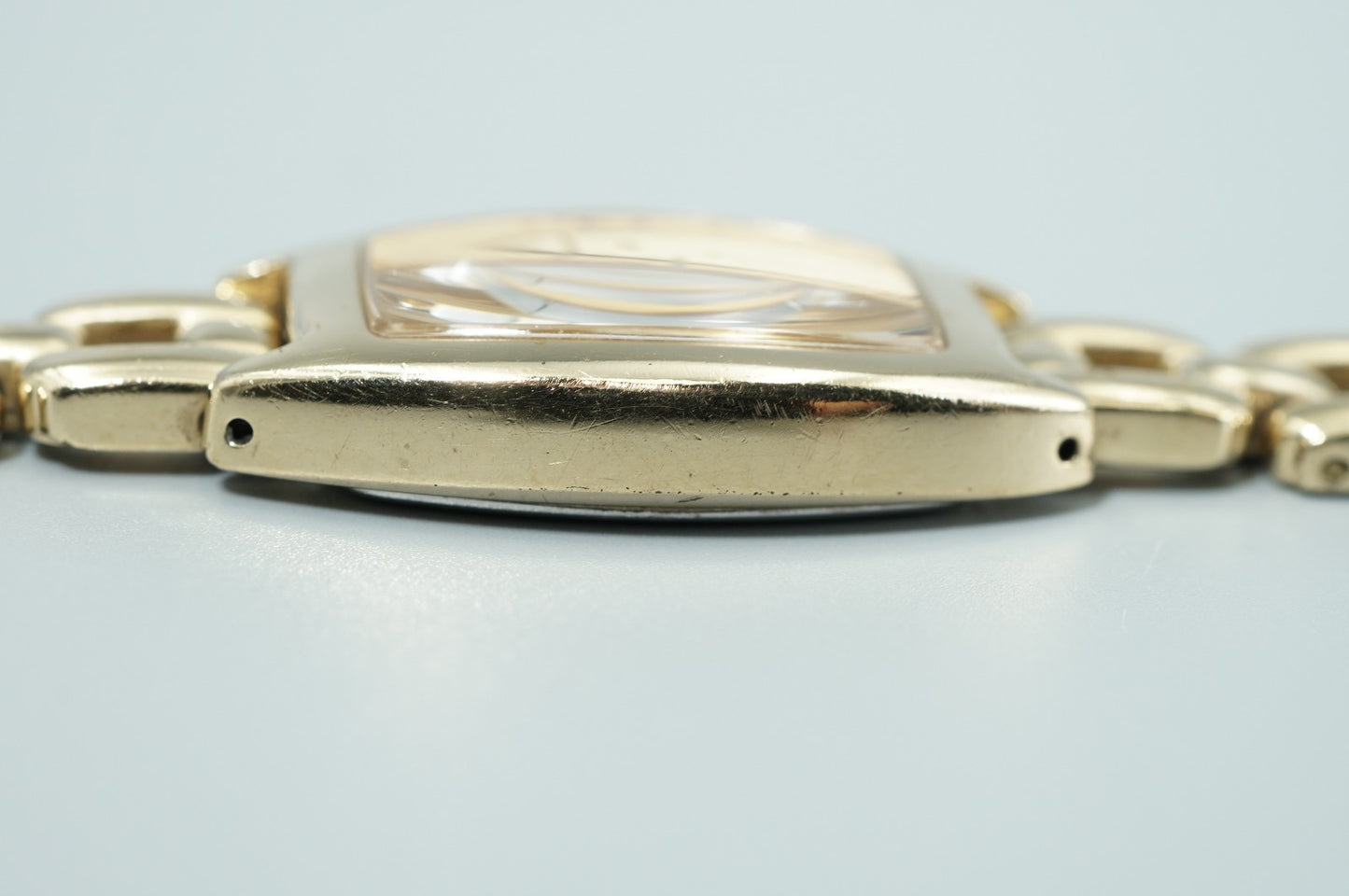 *Exc+5* Vintage 1990 SEIKO LUCENT 4N21-5280 Qz White Rectangle 18mm Women Watch