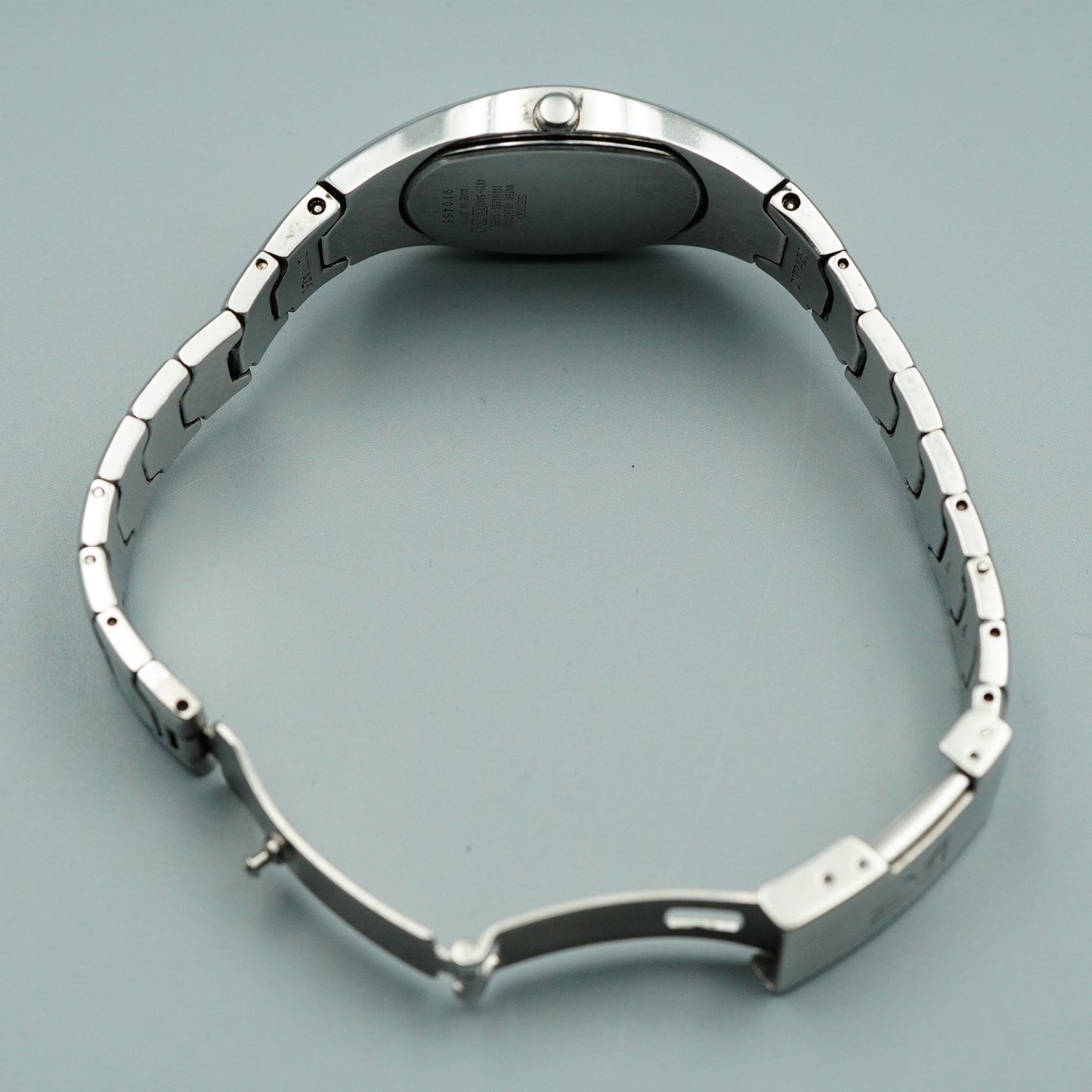 *N MINT* Vintage SEIKO 4N21-5460 Qz White Dial Square 24mm Women,Ladies Watch