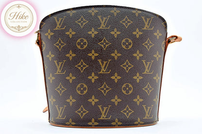 Louis Vuitton DROUOT Monogram Brown Shoulder Bag M51290 Authentic Condition *SA*