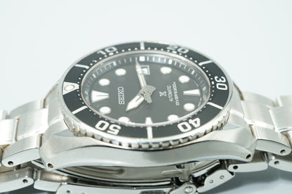 *MINT* SEIKO Prospex 6R35-00A0 Automatic Black Dial Round 45mm Mens Watch
