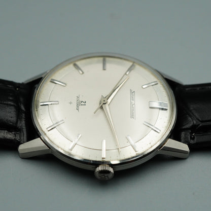 *Exc+5* Vintage SEIKO SKYINER J15006E Hand Winding White Round 36mm Mens Watch