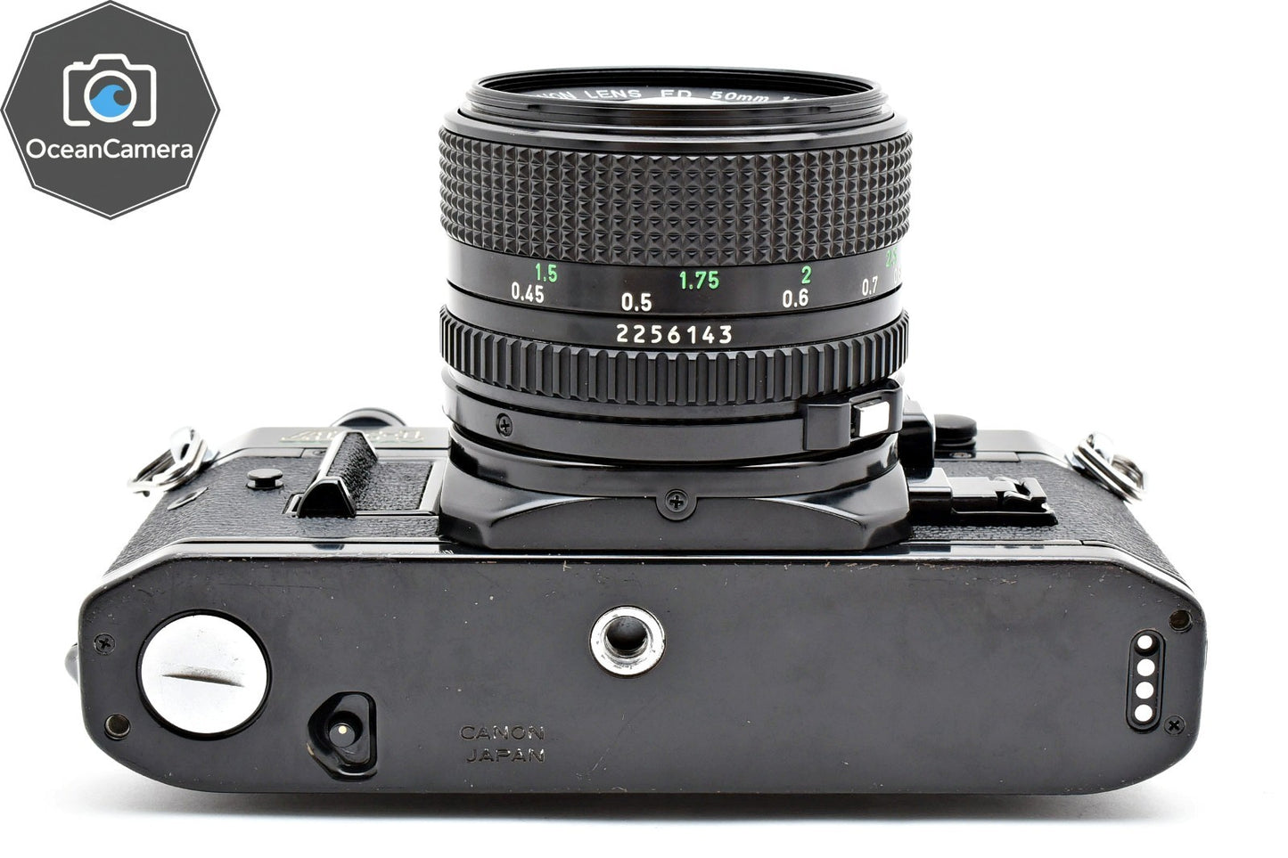 *N MINT* Canon AE-1 Program Black 35mm SLR Film Camera NFD 50mm F1.4 Lens JAPAN