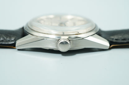 N MINT Vintage 1964 SEIKO LORD MARVEL 5740-8000 AT Silver Round 34mm Mens Watch