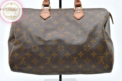 Louis Vuitton Speedy 30 Monogram Brown Handbag M41526 Authentic Condition *A #29