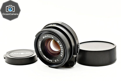 *Top MINT* MINOLTA M Rokkor 40mm F/2 Lens Leica M mount for CL CLE From JAPAN