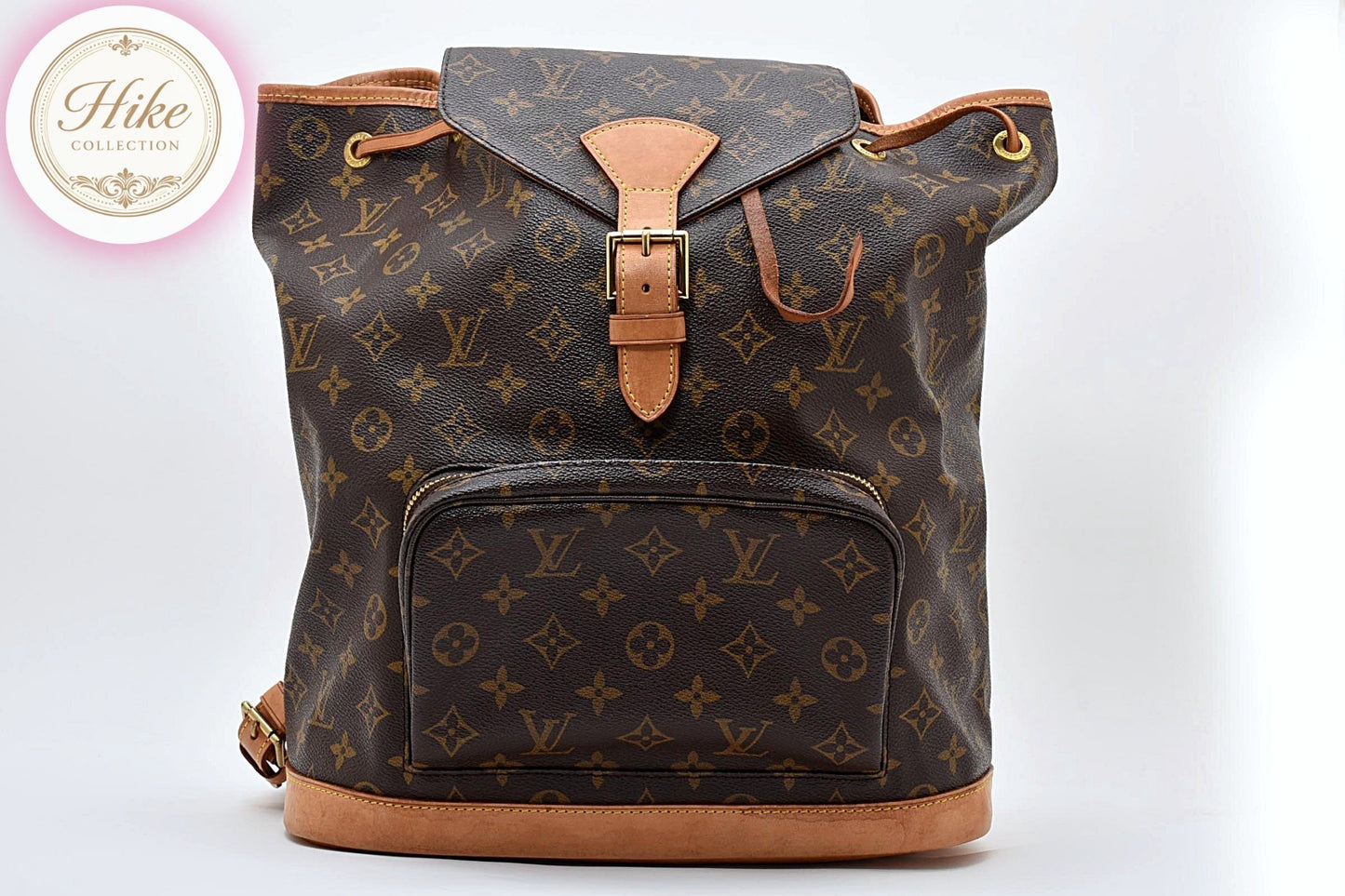 Louis Vuitton Montsouris GM Monogram Backpack Bag M51135 Auth Condition *AB*