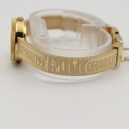 *N MINT* SEIKO Golden Nefertiti 1E20-0A20 Quartz Gold Dial 18mm Women Watch