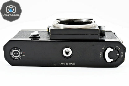 SN706xxxx *Exc+5* Nikon F Eye Level Black 35mm SLR Film Camera Body From JAPAN