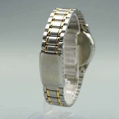 *MINT* Vintage 1994 SEIKO 7N43-6A09 Quartz Gray Dial Round 36mm Mens Watch