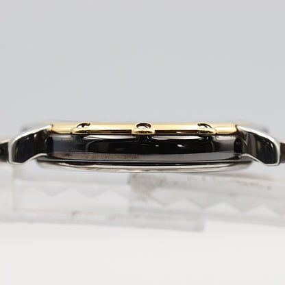 *Exc+5* Vintage 1990s SEIKO CREDOR 9571-6050 Qz Gray Dial Round 31mm Mens Watch