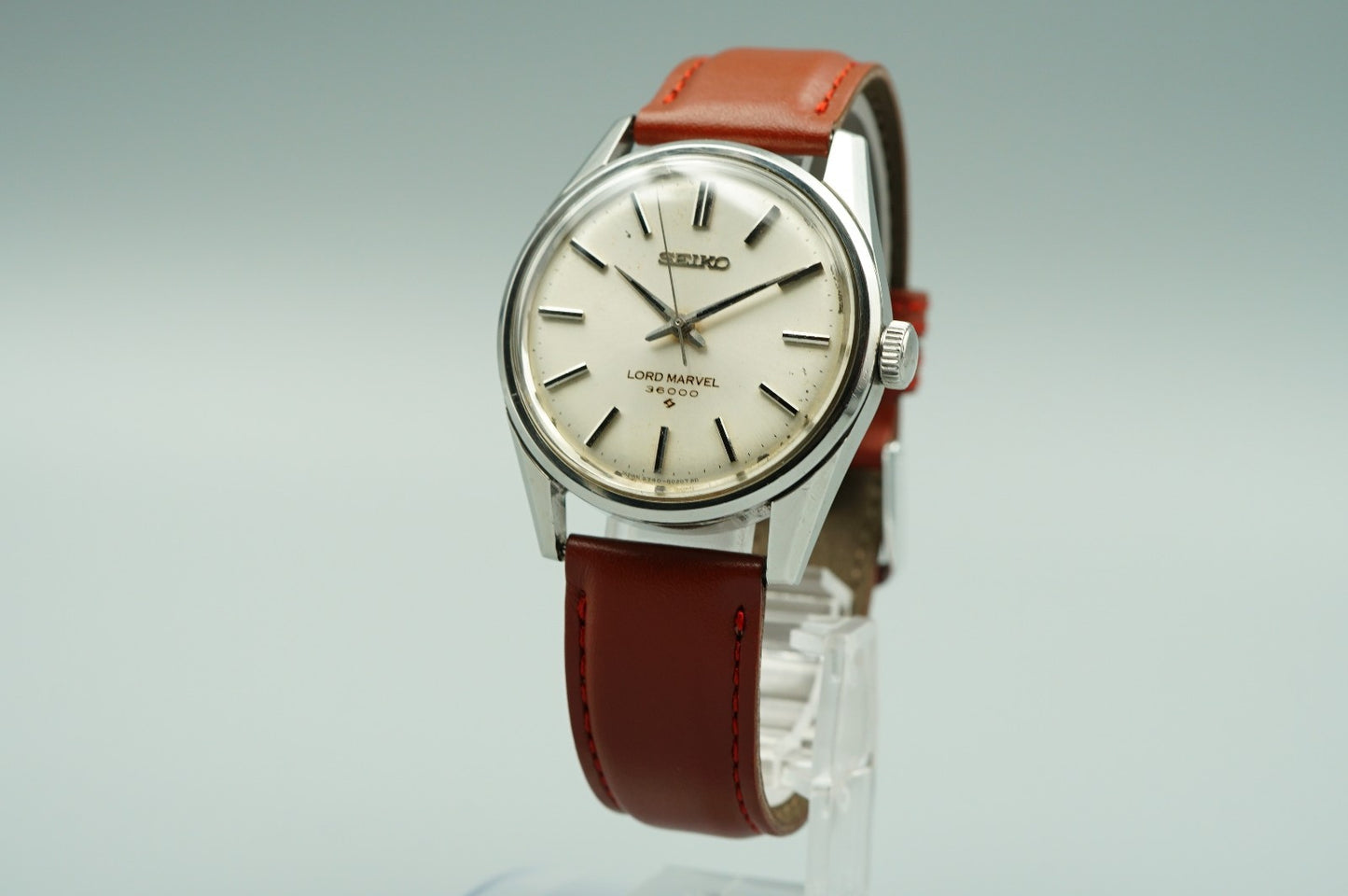*Exc+5* Vintage 1968 SEIKO Lord marvel 5740-8000 Automa Silver 34mm Mens Watch
