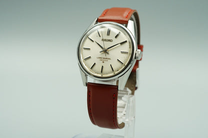 *Exc+5* Vintage 1968 SEIKO Lord marvel 5740-8000 Automa Silver 34mm Mens Watch