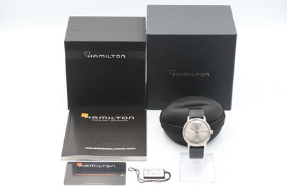 *MINT* HAMILTON intra-matic H38455751 Automatic Silver Dial Round Mens Watch